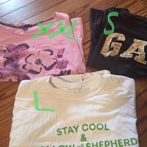Lot of Tween Girl Shirts